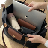 Le Pliage Large Tote -laukku, musta